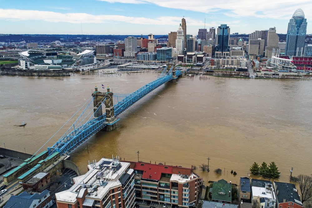 Photo of 2018 Ohio River flood in Cincinnati