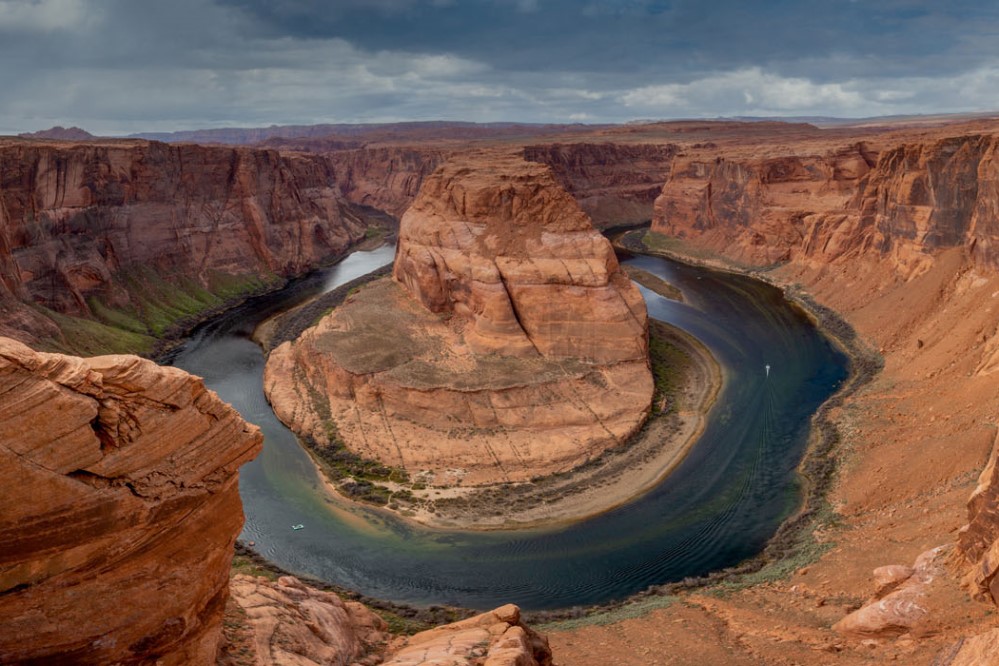 Photo of Colorado River at very low level