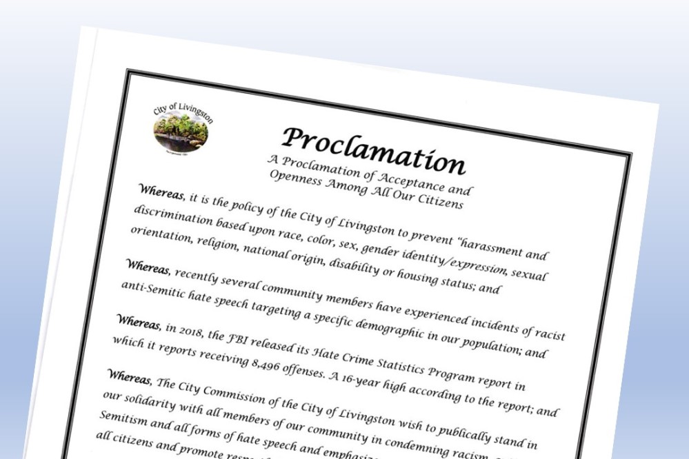 Image of proclamation