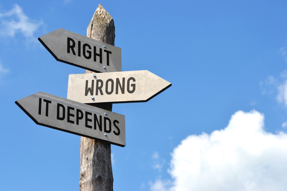 Right And Wrong Ethics