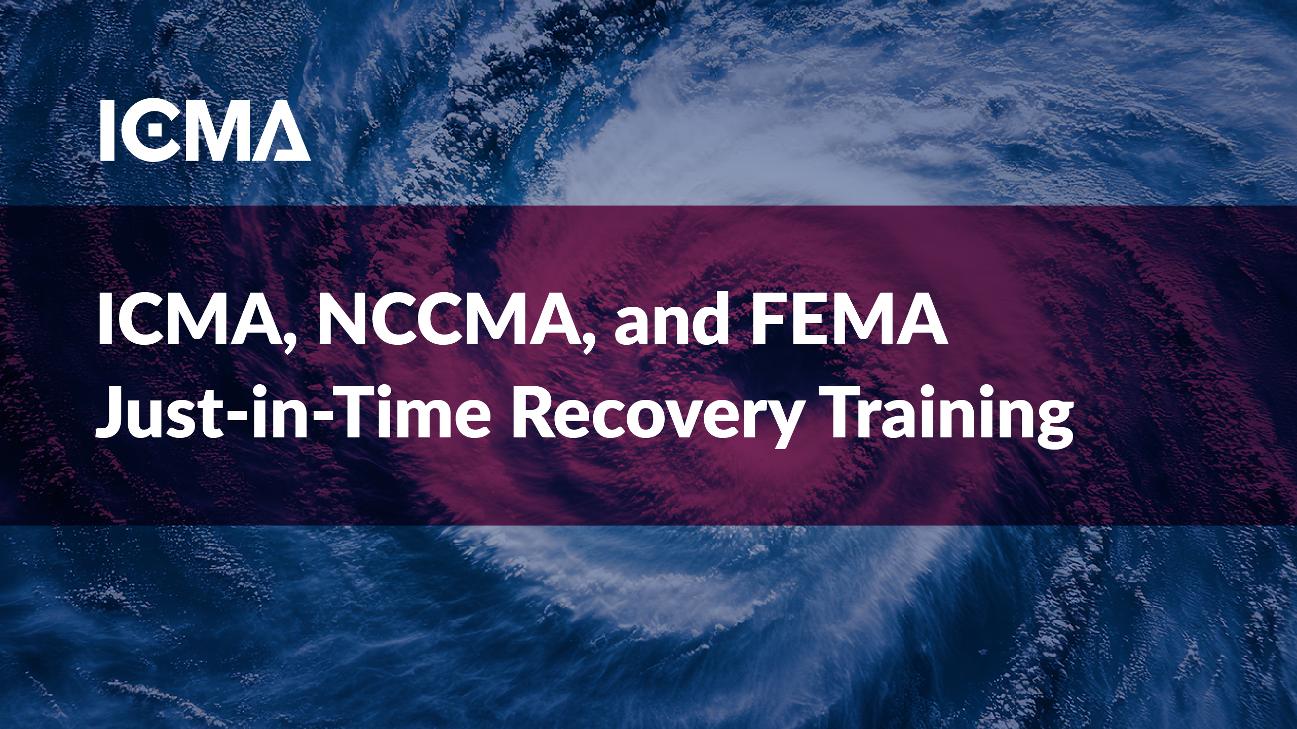 FEMA -Just in Time Training-NCCMA