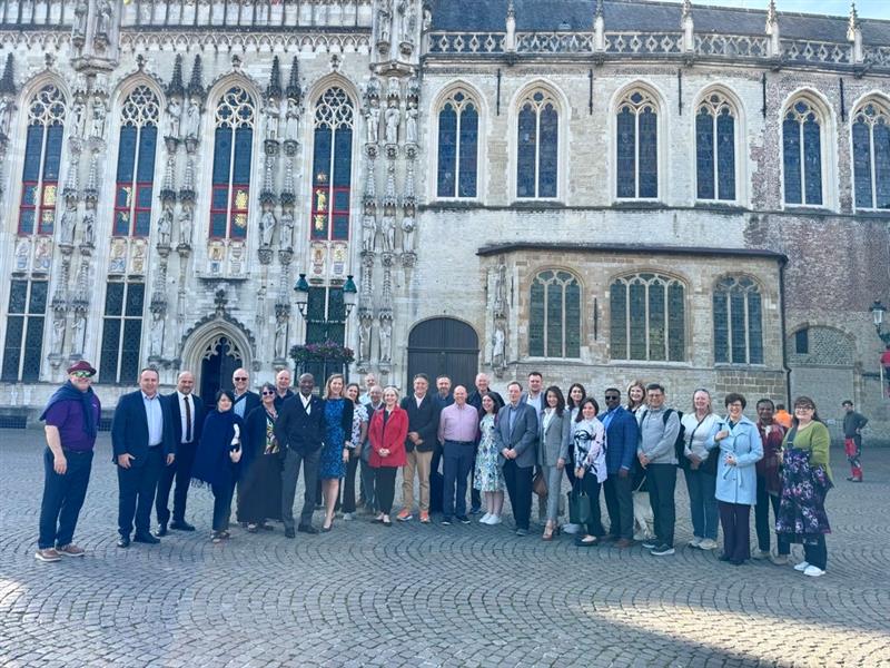 In May of 2024, a group of ICMA members, many from ICMA’s Global Engagement Committee, joined members of the ICMA Executive Board, ICMA staff, and other local government professionals, to travel to Belgium for an immersive global exchange in the cities of Bruges and Hasselt.