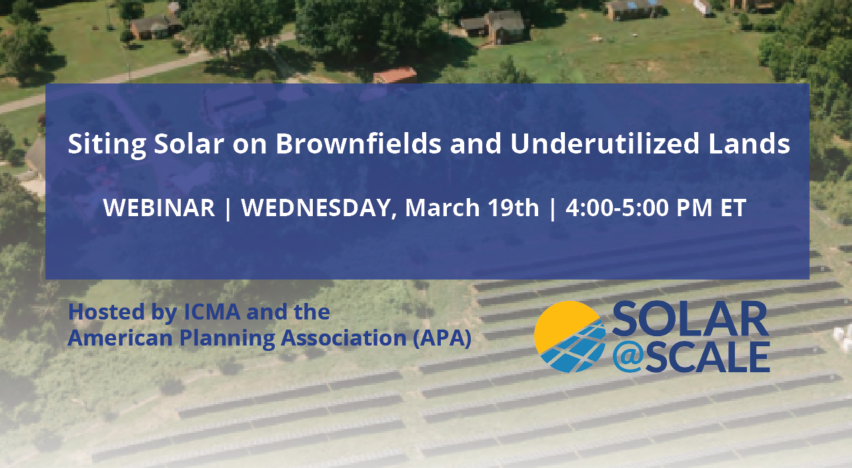 Siting Solar on Brownfields and Underutilized Lands 