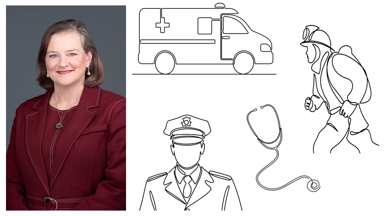 Drawings of public safety images
