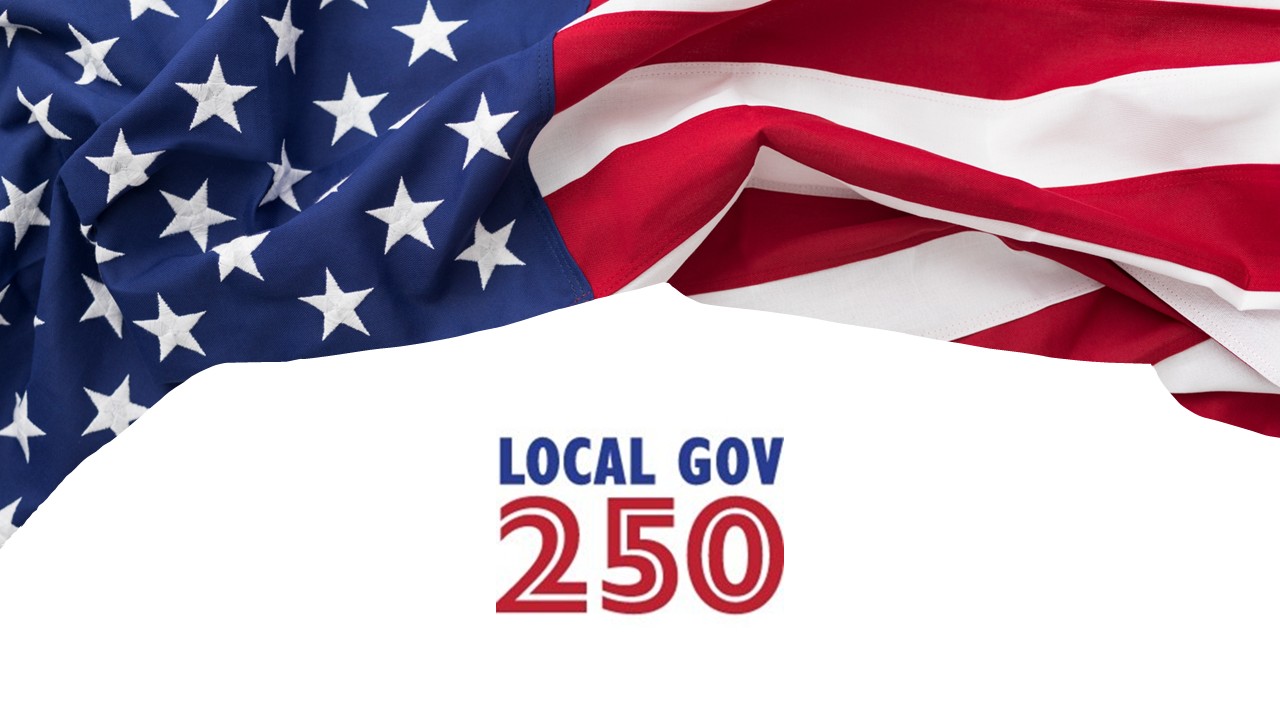 LG250 logo and American flag