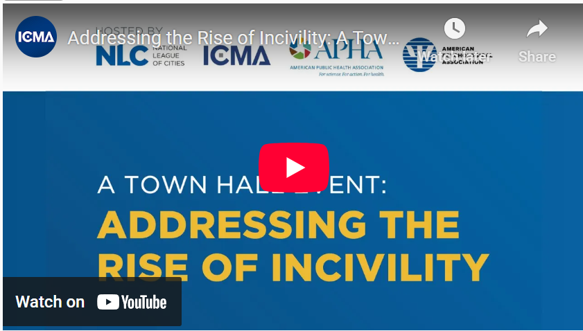 Civility TownHall Video Image