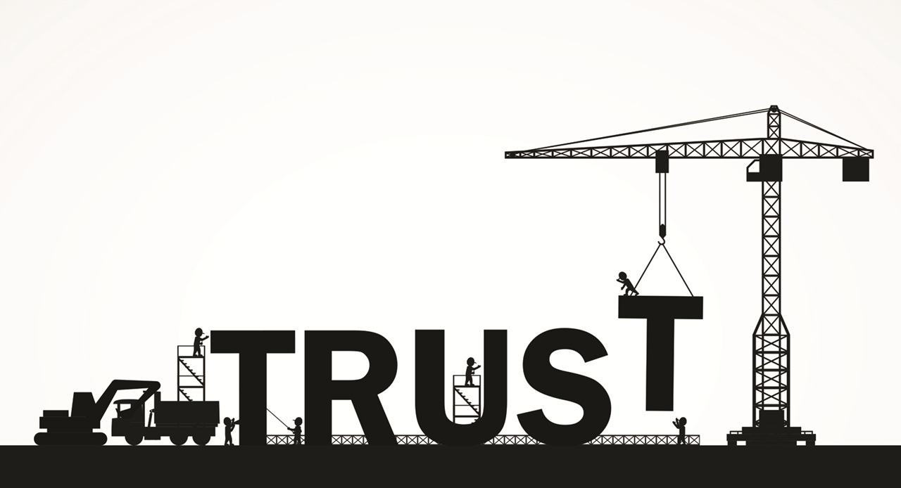 Image of the word "TRUST"