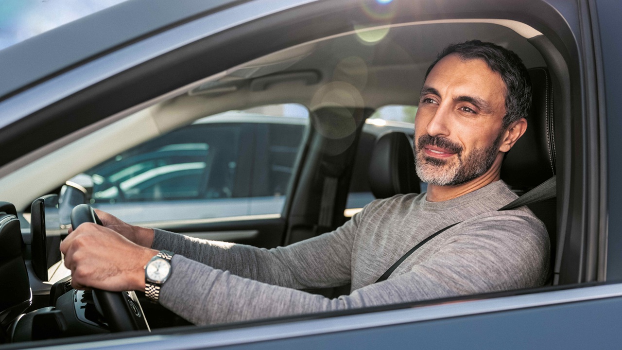 Image of person driving