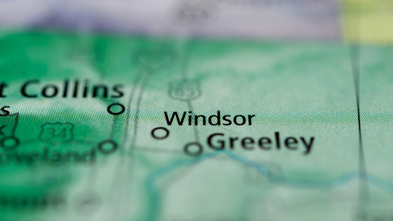Image of map of northern Colorado