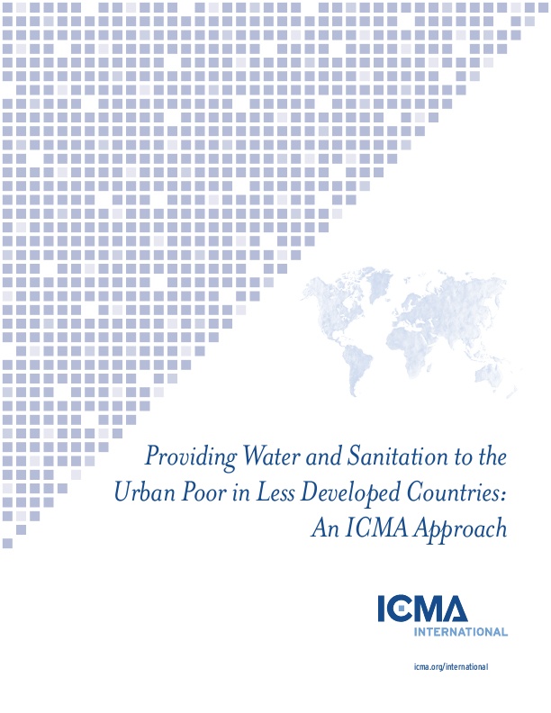 Providing Water and Sanitation to the Urban Poor in Less Developed ...