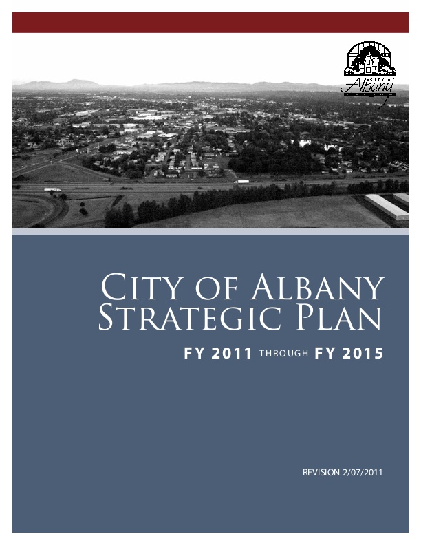 city of albany corporate business plan