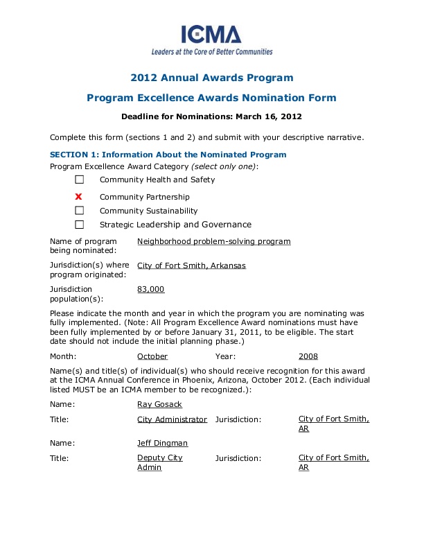 Neighborhood Problem-Solving Program | icma.org