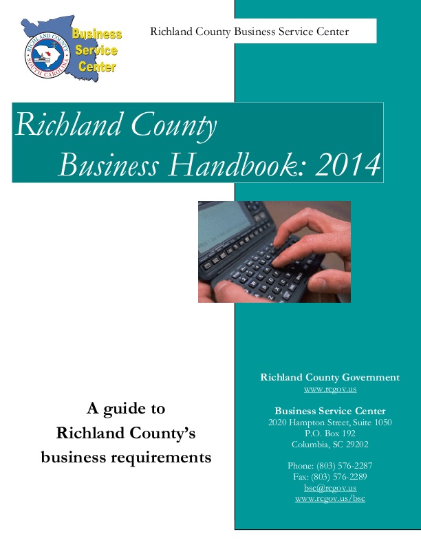 Richland County Business Handbook | icma.org