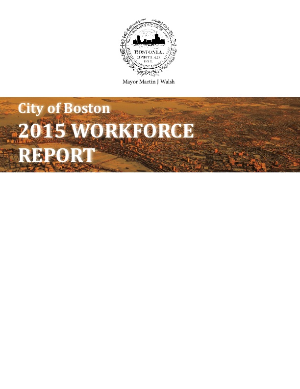 SAMPLE: City of Boston 2015 Workforce Report | icma.org