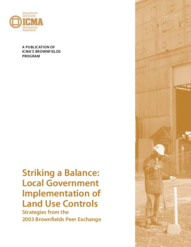 Striking a Balance Local Government Implementation of Land Use