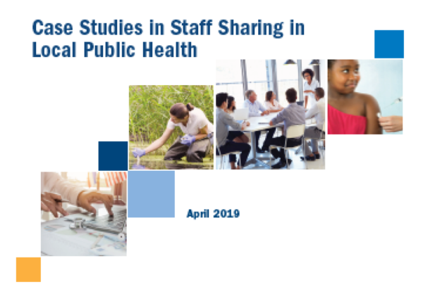 cover of case study report on public health shared staff