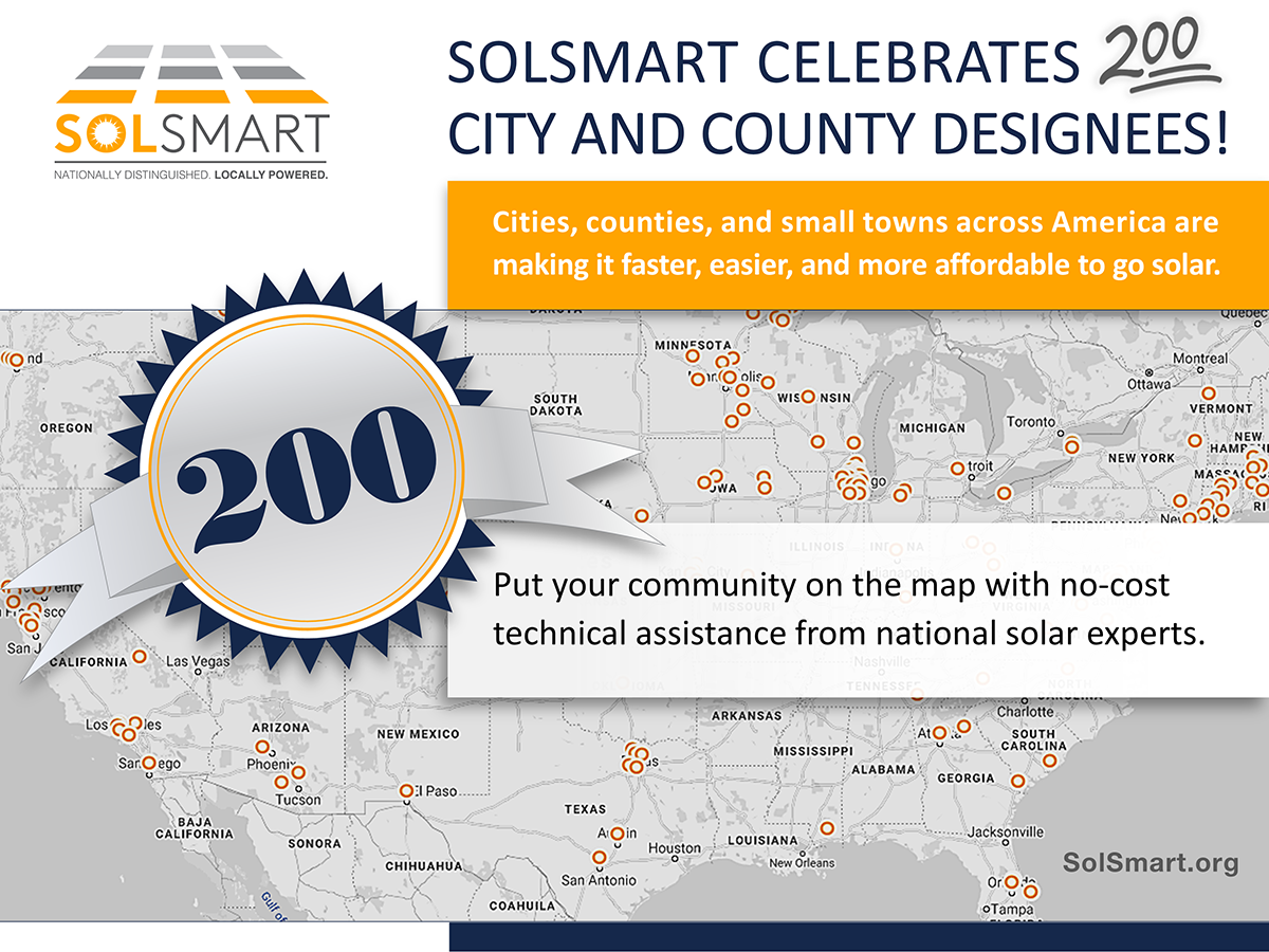 SolSmart 200 Communities