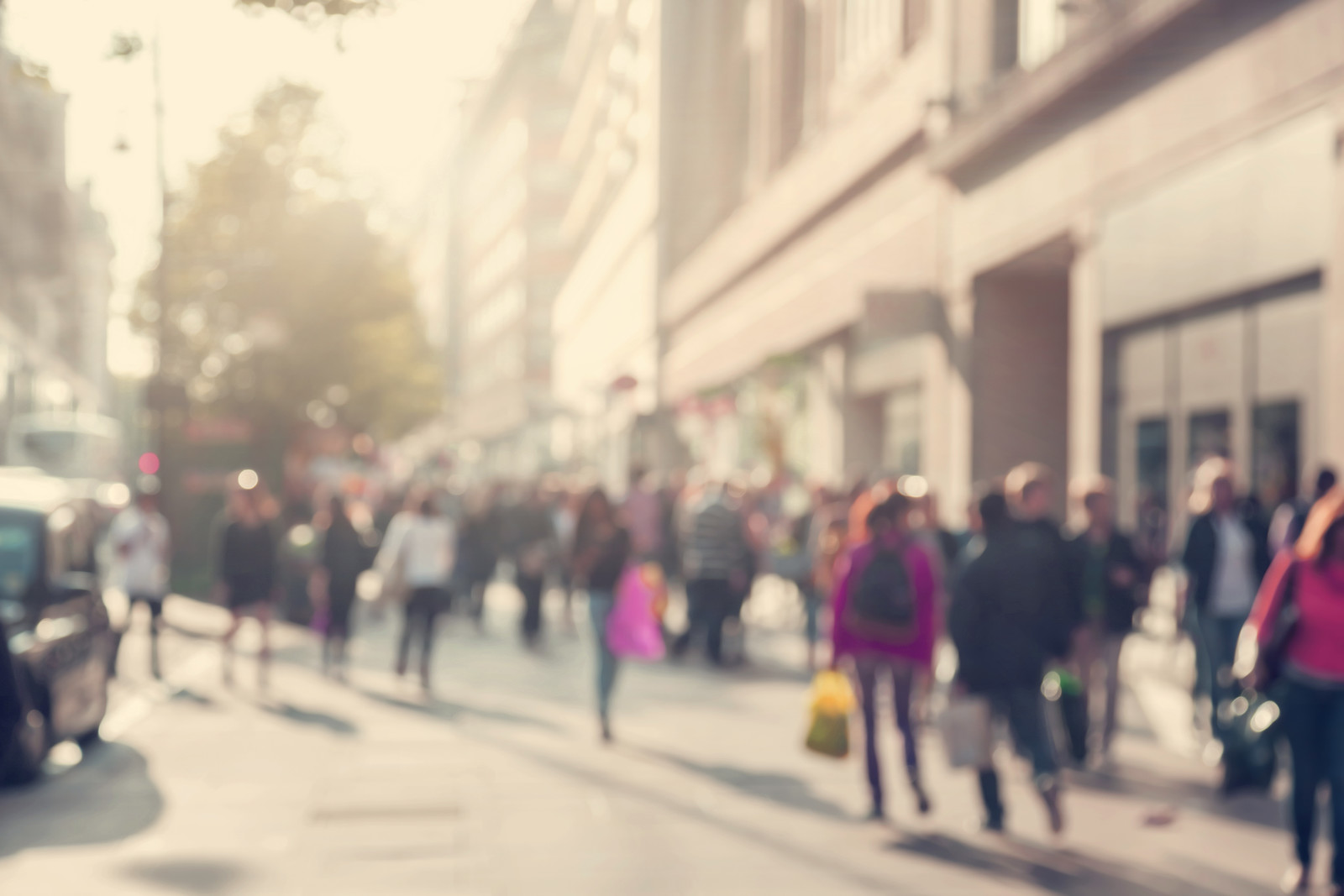 View of crowded street