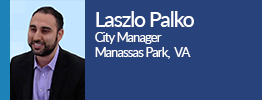headshot of laszlo palko the city manager of manassas park, virginia