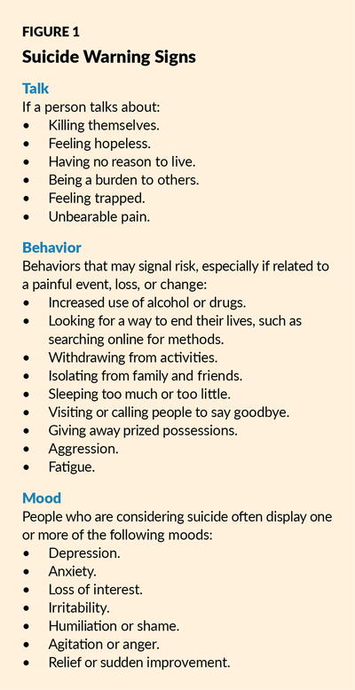 Suicide Warning Signs