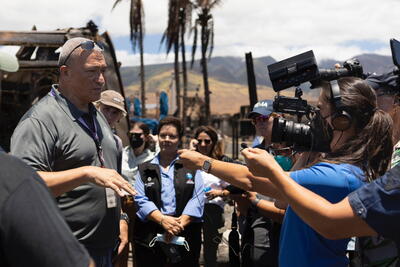 8-11-23_Lahaina_burn_zone_media_tour