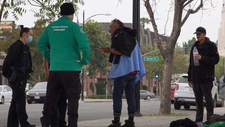 Photo of Burbank homeless