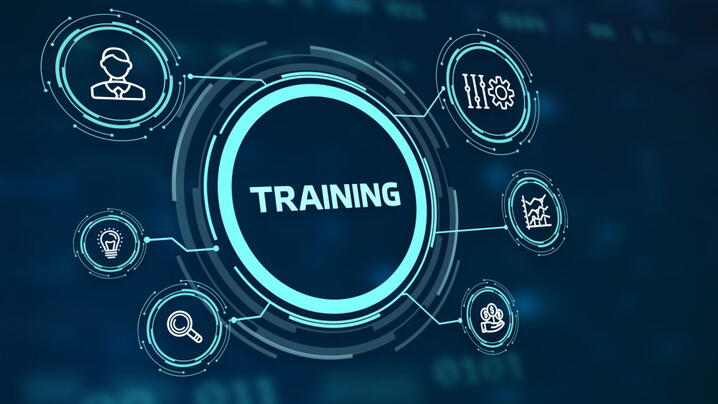 education business training development e-learning concept
