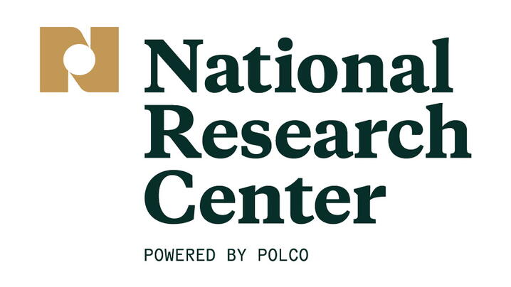 Graphic of the logo for the National Research Center Powered by POLCO