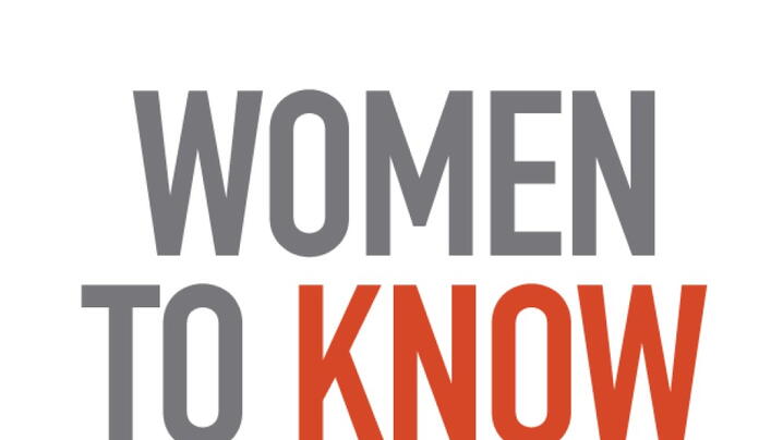 Image with the words "Women to Know"