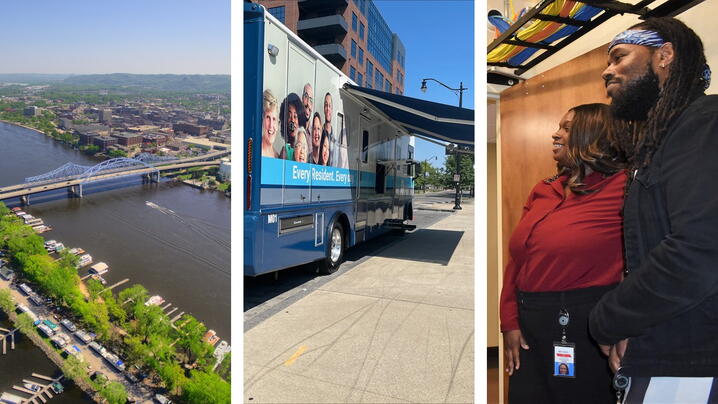 Images from three counties