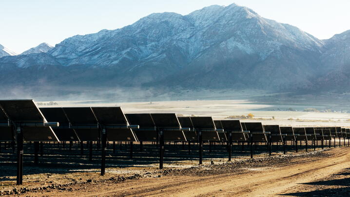 Clover Creek solar array. 