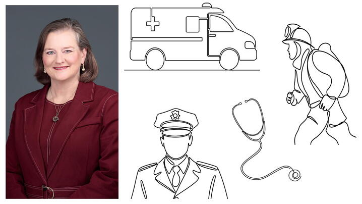 Drawings of public safety images