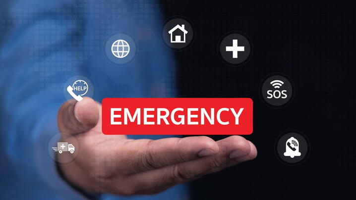 Image of emergency icons