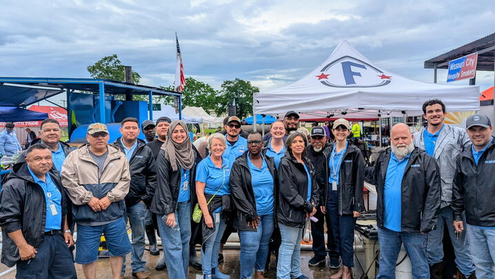 Public Works Barbecue Cook-off. Courtesy Kelsee Jordan Lee. 