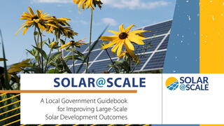 Cover of Solar@Scale Guidebook