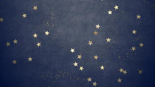 Stars on navy background