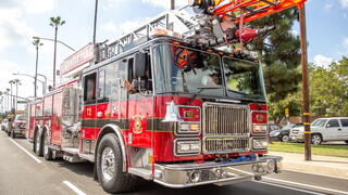 Photo of a Placentia fire truck