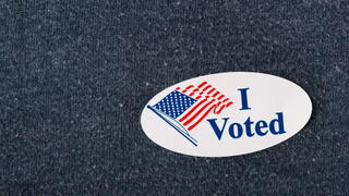 Image of an "I Voted" sticker