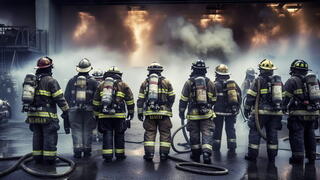 Image of firefighters