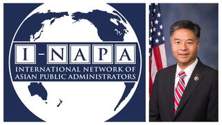 I-NAPA logo and photo of Congressman Ted Lieu