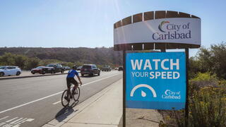 Photo of street sign in Carlsbad, CA