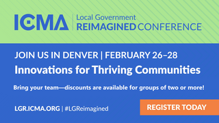 Local government conference ICMA denver 