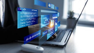 Image of AI on a laptop
