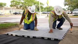 Photo of walkway replacement