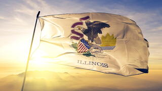 Image of the state flag of Illinois