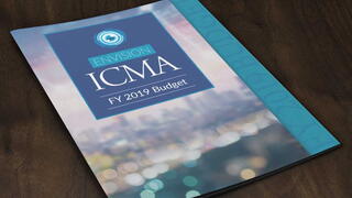 Cover of Envision ICMA FY19 Budget