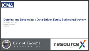 PowerPoint Defining Data Drive Equity