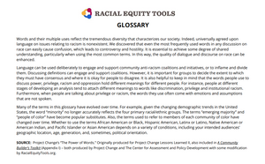 Racial Equity Tools Glossary