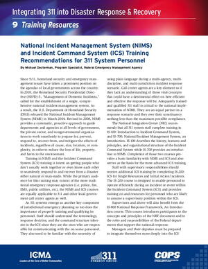 National Incident Management System (NIMS) And Incident Command System ...