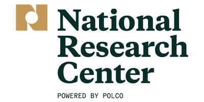 Graphic of the logo for the National Research Center Powered by POLCO